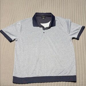 Magaschoni Two-Tone blue Polo Shirt